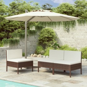 Garden chairs 2 units with brown synthetic rattan cushions by vidaXL, Garden chairs - Ref: Foro24-310189, Price: 209,20 €, Di...