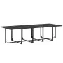 11-piece black textilene garden dining set by , Garden sets - Ref: Foro24-3295121, Price: 595,16 €, Discount: %