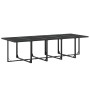 11-teiliges Gartensitzgruppen-Set aus schwarzem Textilene von , Gartensets - Ref: Foro24-3295121, Preis: 601,61 €, Rabatt: %