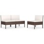 Garden chairs 2 units with brown synthetic rattan cushions by vidaXL, Garden chairs - Ref: Foro24-310189, Price: 209,20 €, Di...