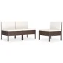Garden chairs 2 units with brown synthetic rattan cushions by vidaXL, Garden chairs - Ref: Foro24-310189, Price: 207,33 €, Di...