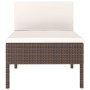 Garden chairs 2 units with brown synthetic rattan cushions by vidaXL, Garden chairs - Ref: Foro24-310189, Price: 209,20 €, Di...