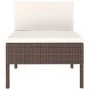 Garden chairs 2 units with brown synthetic rattan cushions by vidaXL, Garden chairs - Ref: Foro24-310189, Price: 207,33 €, Di...