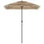 Garden umbrella with brown steel pole 300x200x250 cm by , Umbrellas - Ref: Foro24-4005093, Price: 127,66 €, Discount: %