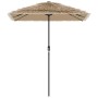 Sombrilla de jardín con poste de acero marrón 300x200x250 cm de , Sombrillas - Ref: Foro24-4005093, Precio: 131,12 €