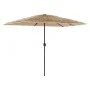Garden umbrella with brown steel pole 300x200x250 cm by , Umbrellas - Ref: Foro24-4005093, Price: 127,66 €, Discount: %