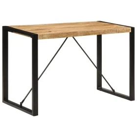 Solid rough mango wood dining table 120x55x76 cm by , Kitchen and dining tables - Ref: Foro24-4005811, Price: 130,53 €, Disco...