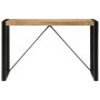 Massiver Esstisch aus grobem Mangoholz 120x55x76 cm von , Küchen- und Esstische - Ref: Foro24-4005811, Preis: 132,20 €, Rabat...