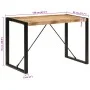 Massiver Esstisch aus grobem Mangoholz 120x55x76 cm von , Küchen- und Esstische - Ref: Foro24-4005811, Preis: 132,88 €, Rabat...
