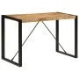 Massiver Esstisch aus grobem Mangoholz 120x55x76 cm von , Küchen- und Esstische - Ref: Foro24-4005811, Preis: 132,88 €, Rabat...