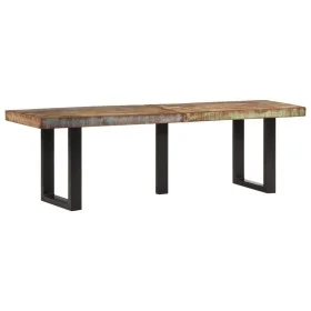 Massive recycelte Holzbank und Stahl 160 cm von , Bänke für Hallen und Lager - Ref: Foro24-4006412, Preis: 134,69 €, Rabatt: %
