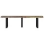 Banco de madera maciza reciclada y acero 160 cm de , Bancos para recibidores y almacenamiento - Ref: Foro24-4006412, Precio: ...