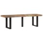 Massive recycelte Holzbank und Stahl 160 cm von , Bänke für Hallen und Lager - Ref: Foro24-4006412, Preis: 136,73 €, Rabatt: %