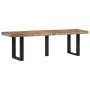 Massive recycelte Holzbank und Stahl 160 cm von , Bänke für Hallen und Lager - Ref: Foro24-4006412, Preis: 136,73 €, Rabatt: %