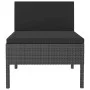 Garden chairs 3 units with black synthetic rattan cushions by vidaXL, Garden chairs - Ref: Foro24-310191, Price: 205,80 €, Di...