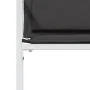 Gartenstühle mit Kissen, 4 Stück, weißer Stahl und Textilene. von , Gartenstühle - Ref: Foro24-4008590, Preis: 116,56 €, Raba...