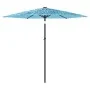 Gartenschirm mit blauem Stahlmast 223x223x213 cm von , Sonnenschirme - Ref: Foro24-4005098, Preis: 80,04 €, Rabatt: %
