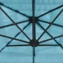 Garden umbrella with blue steel pole 223x223x213 cm by , Umbrellas - Ref: Foro24-4005098, Price: 80,02 €, Discount: %