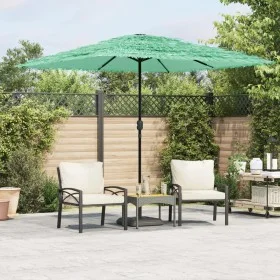 Gartenschirm mit grünem Stahlmast 248x248x248 cm von , Sonnenschirme - Ref: Foro24-4005091, Preis: 109,05 €, Rabatt: %