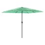 Gartenschirm mit grünem Stahlmast 248x248x248 cm von , Sonnenschirme - Ref: Foro24-4005091, Preis: 98,75 €, Rabatt: %