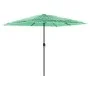 Sombrilla de jardín con poste de acero verde 248x248x248 cm de , Sombrillas - Ref: Foro24-4005091, Precio: 109,01 €, Descuent...