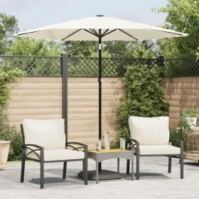 Gartenschirm mit weißem Stahlmast 223x223x213 cm von , Sonnenschirme - Ref: Foro24-4005100, Preis: 76,90 €, Rabatt: %