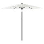 Gartenschirm mit weißem Stahlmast 223x223x213 cm von , Sonnenschirme - Ref: Foro24-4005100, Preis: 68,68 €, Rabatt: %