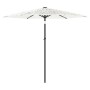 Gartenschirm mit weißem Stahlmast 223x223x213 cm von , Sonnenschirme - Ref: Foro24-4005100, Preis: 68,68 €, Rabatt: %
