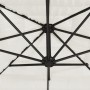 Garden umbrella with white steel pole 223x223x213 cm by , Umbrellas - Ref: Foro24-4005100, Price: 68,68 €, Discount: %