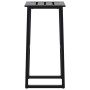 Taburetes de bar 2 unidades acero negro 38x38x80 cm