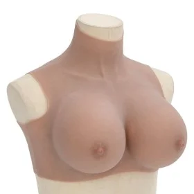 Silicone breast, H cup, dark brown. by , Bust enhancers - Ref: Foro24-4012223, Price: 92,72 €, Discount: %