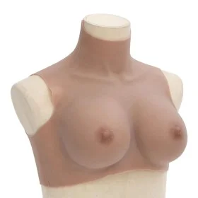 Silicone chest, cup size E, dark-skinned. by , Bust enhancers - Ref: Foro24-4012221, Price: 70,81 €, Discount: %