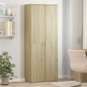 Hoher Schrank aus Sonoma-Eichen-Ingenieurholz 70x35x180 cm. von , Schließfächer und Lagerschränke - Ref: Foro24-3276660, Prei...