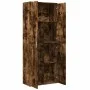 Tall smoked oak engineered wood sideboard 70x35x180 cm by , Lockers and storage cabinets - Ref: Foro24-3276662, Price: 169,33...