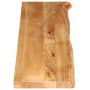 Massivholz-Tischplatte mit natürlicher Kante aus Mangoholz 140x40x2,5 cm. von , Tischplatten - Ref: Foro24-370447, Preis: 101...