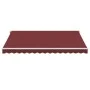 Toldo retráctil manual color burdeos 400x350 cm de , Toldos - Ref: Foro24-3214982, Precio: 346,28 €, Descuento: %