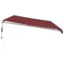 Automatische ausfahrbare Markise in Bordeauxrot, 600x350 cm. von , Markisen - Ref: Foro24-3214996, Preis: 830,44 €, Rabatt: %