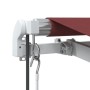 Automatische ausfahrbare Markise in Bordeauxrot, 600x350 cm. von , Markisen - Ref: Foro24-3214996, Preis: 773,13 €, Rabatt: %
