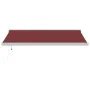 Automatic retractable burgundy awning 450x300 cm by , Awnings - Ref: Foro24-3215326, Price: 758,11 €, Discount: %