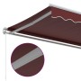 Toldo retráctil manual burdeos 600x350 cm de , Toldos - Ref: Foro24-3214994, Precio: 590,50 €, Descuento: %