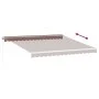 Manuelle ausziehbare Markise in Braun, 400x350 cm. von , Markisen - Ref: Foro24-3215387, Preis: 347,84 €, Rabatt: %