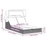 Double sun lounger with canopy and beige synthetic rattan cushions by , Loungers - Ref: Foro24-368641, Price: 281,11 €, Disco...