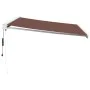 Automatische ausfahrbare braune Markise 400x300 cm. von , Markisen - Ref: Foro24-3215730, Preis: 1,00 €, Rabatt: %