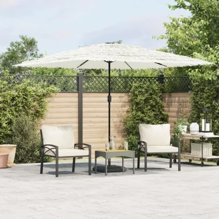 Gartenschirm mit weißem Stahlmast 290x290x238 cm von , Sonnenschirme - Ref: Foro24-4005085, Preis: 130,39 €, Rabatt: %