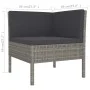 2-piece garden furniture set and gray synthetic rattan cushions by vidaXL, Garden sets - Ref: Foro24-310208, Price: 95,54 €, ...