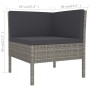 2-teiliges Gartenmöbel-Set und graue synthetische Rattankissen von vidaXL, Gartensets - Ref: Foro24-310208, Preis: 96,80 €, R...