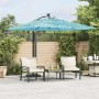 Garden umbrella with blue steel pole 269x269x235 cm by , Umbrellas - Ref: Foro24-4005079, Price: 119,06 €, Discount: %