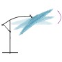 Garden umbrella with blue steel pole 269x269x235 cm by , Umbrellas - Ref: Foro24-4005079, Price: 119,06 €, Discount: %