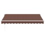Automatische ausfahrbare braune Markise 350x250 cm. von , Markisen - Ref: Foro24-3310205, Preis: 322,71 €, Rabatt: %