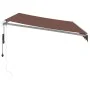 Toldo retráctil automático marrón 350x250 cm de , Toldos - Ref: Foro24-3310205, Precio: 343,71 €, Descuento: %